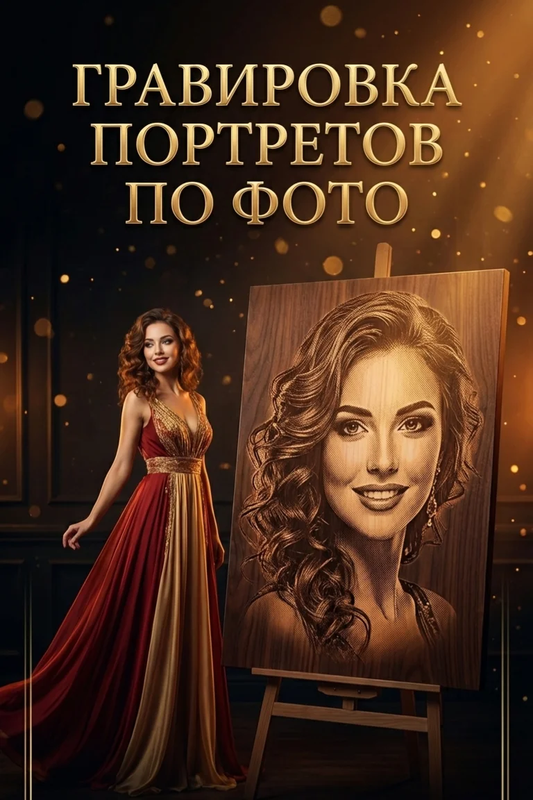Гравировка портретов на дереве - изображение 1