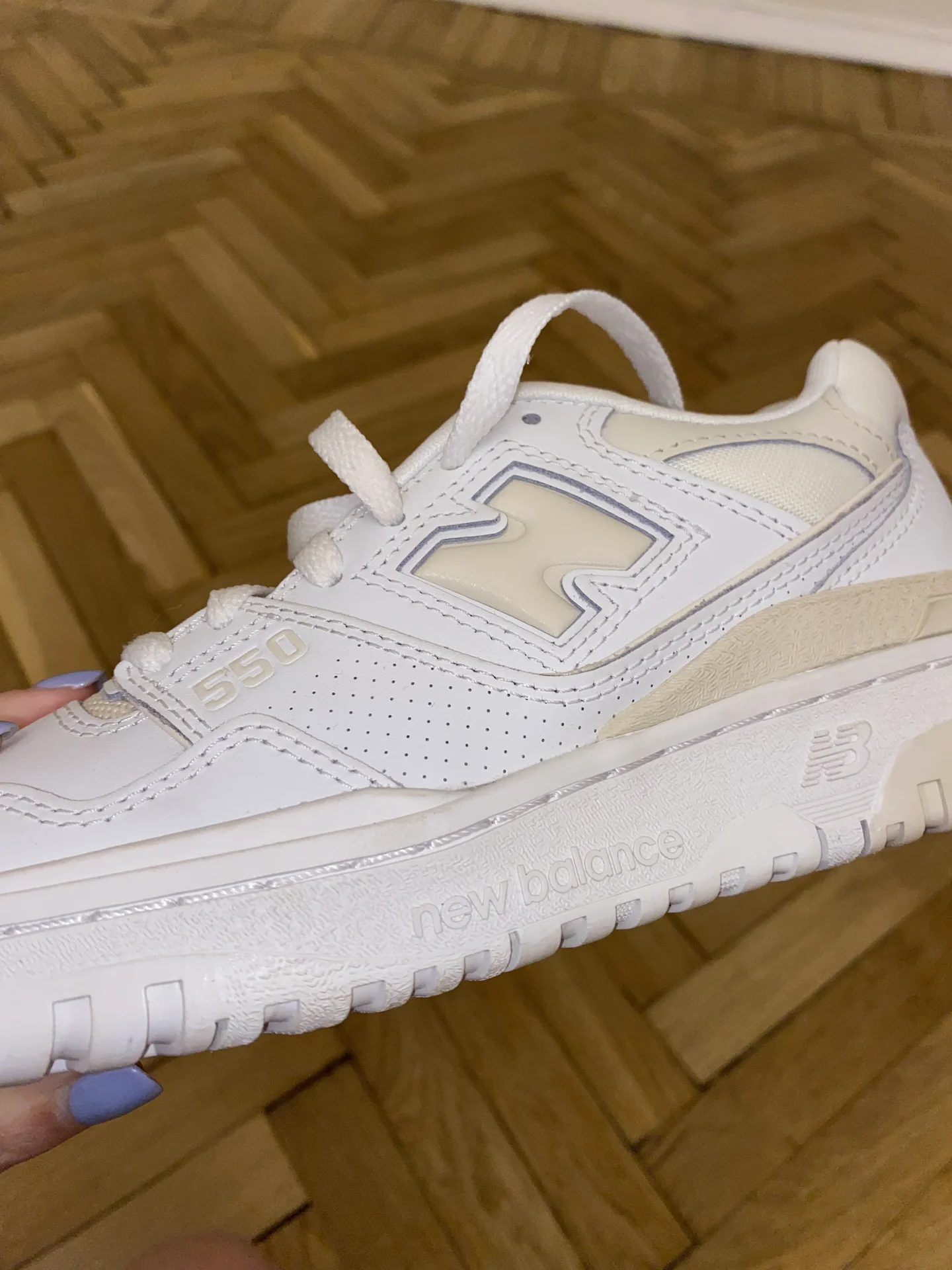Кроссовки женские New balance 550 off white новые - миниатюра 3