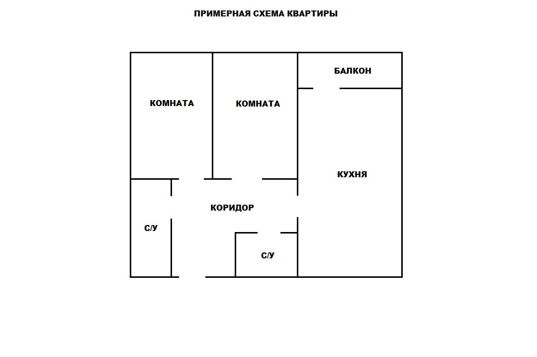 Двухкомнатная квартира г. Тихорецк - миниатюра 19