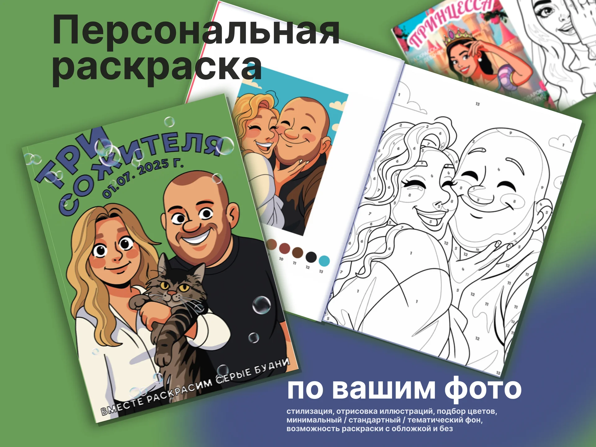 Раскраска фото / арт-подарок - изображение 1
