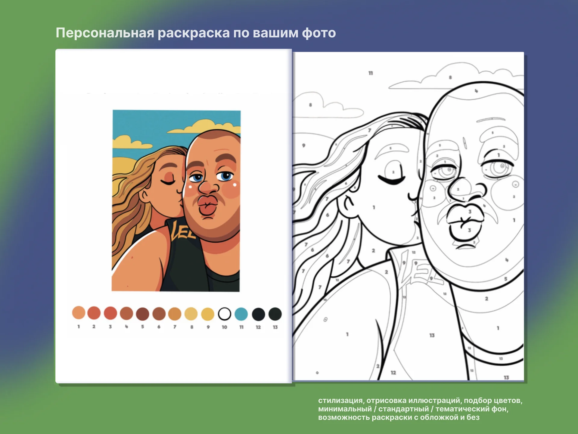 Раскраска фото / арт-подарок - миниатюра 4