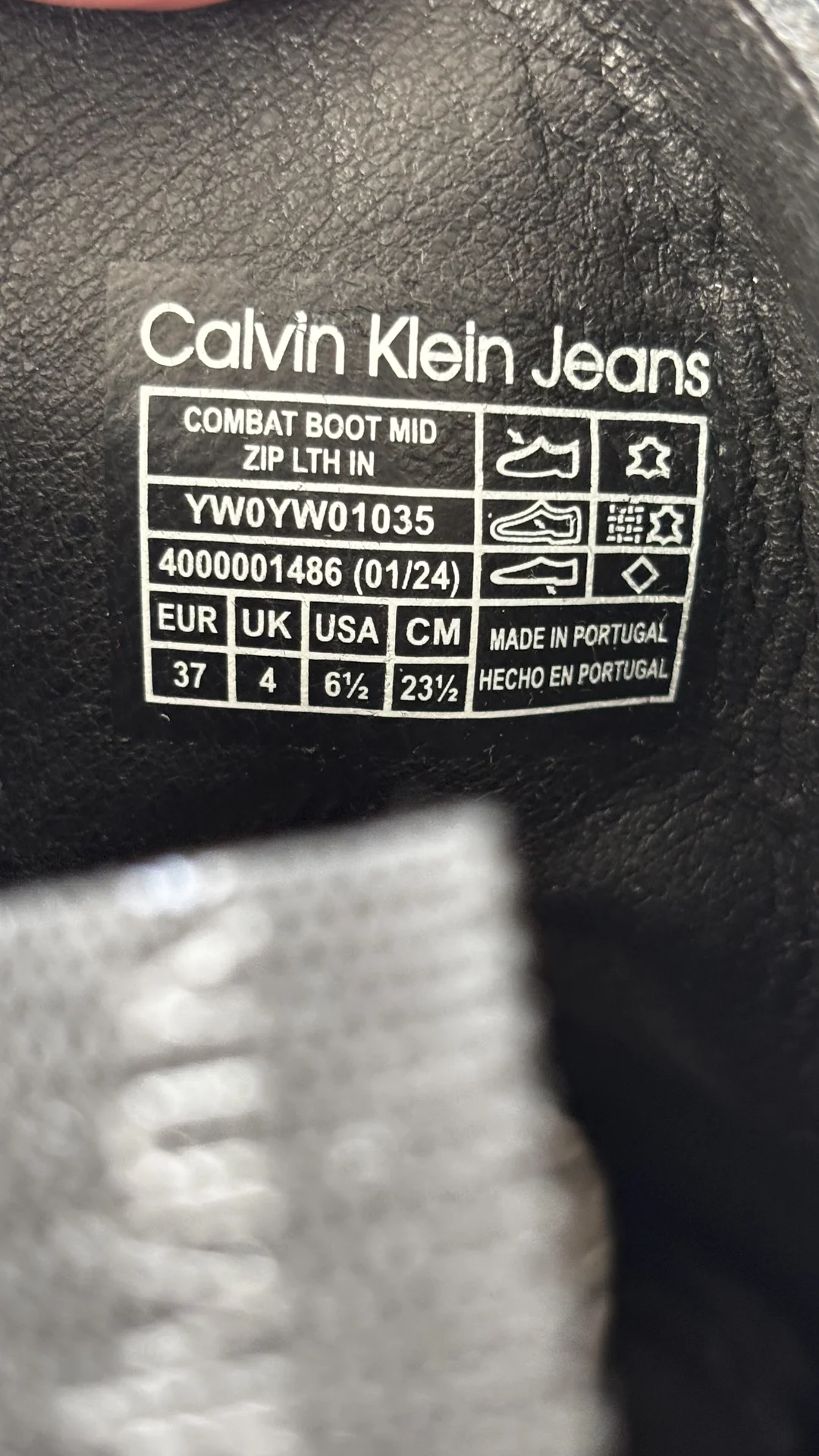 Ботинки женские Calvin Klein новые оригинал черные - миниатюра 2
