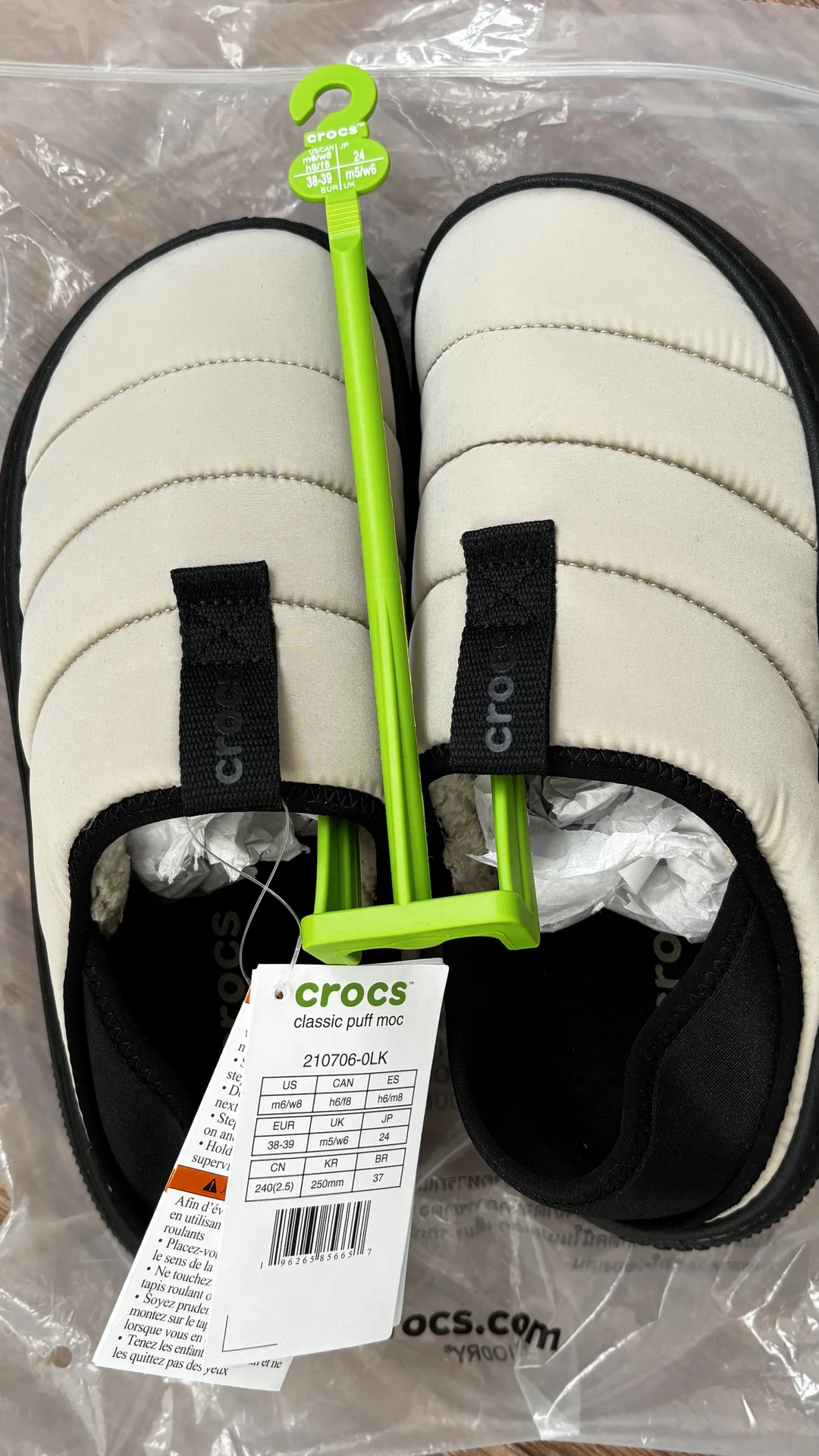 Ботинки женские Crocs Puff Moc 38-39 - миниатюра 3
