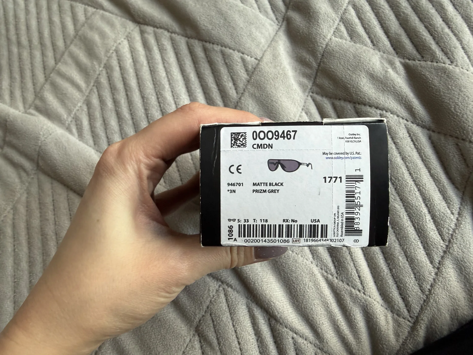 Очки Oakley Prizm Grey оригинал новые 946701 - миниатюра 3