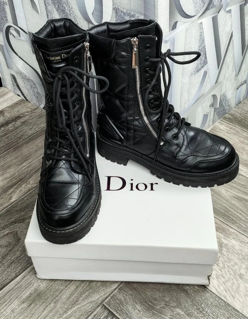 Ботинки нат. кожа Christian Dior - изображение 1