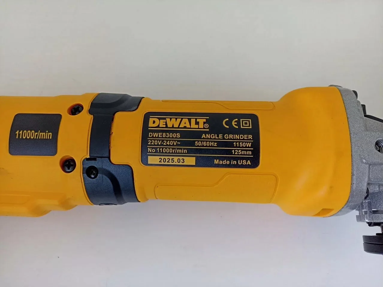 Болгарка УШМ Dewalt 125мм с регулировкой оборотов Новая - миниатюра 4