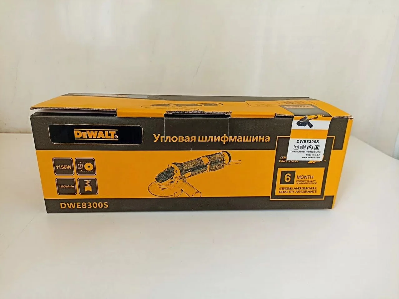 Болгарка УШМ Dewalt 125мм с регулировкой оборотов Новая - миниатюра 6