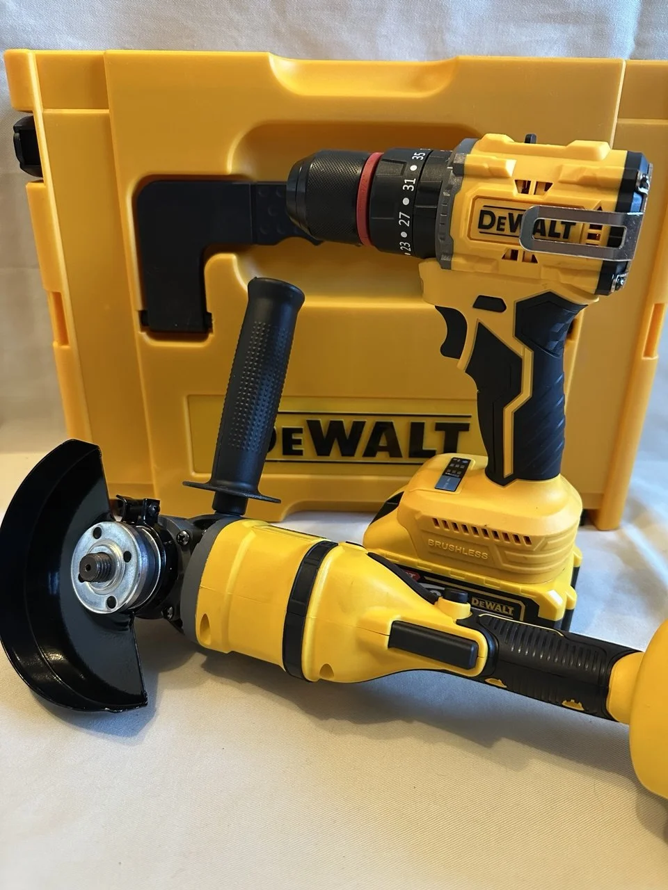 Набор электроинструмента DeWalt Шуруповёрт + УШМ - миниатюра 6