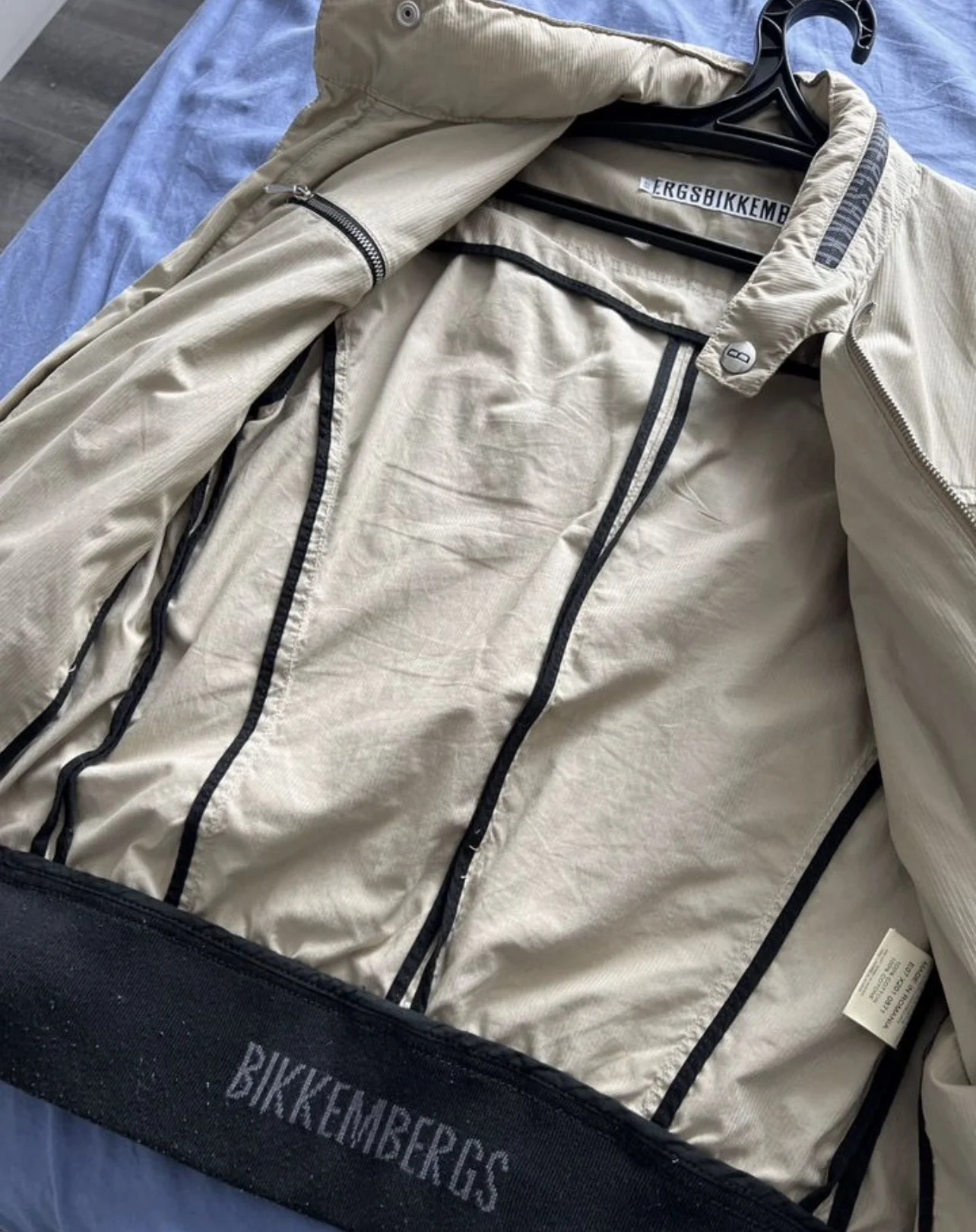 Ветровка куртка мужская bikkembergs оригинал - миниатюра 3