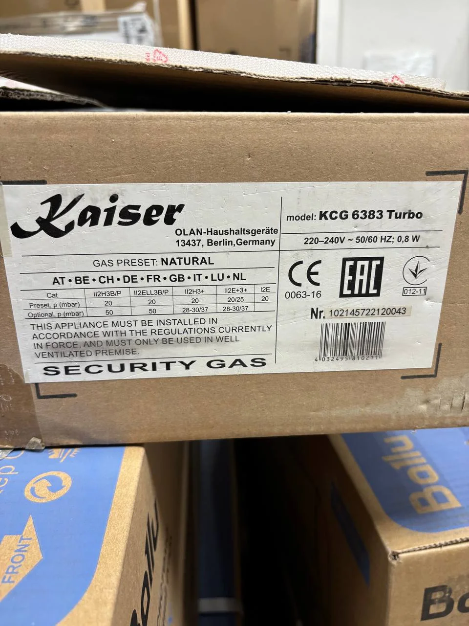 Варочная поверхность Kaiser, Германия - миниатюра 8