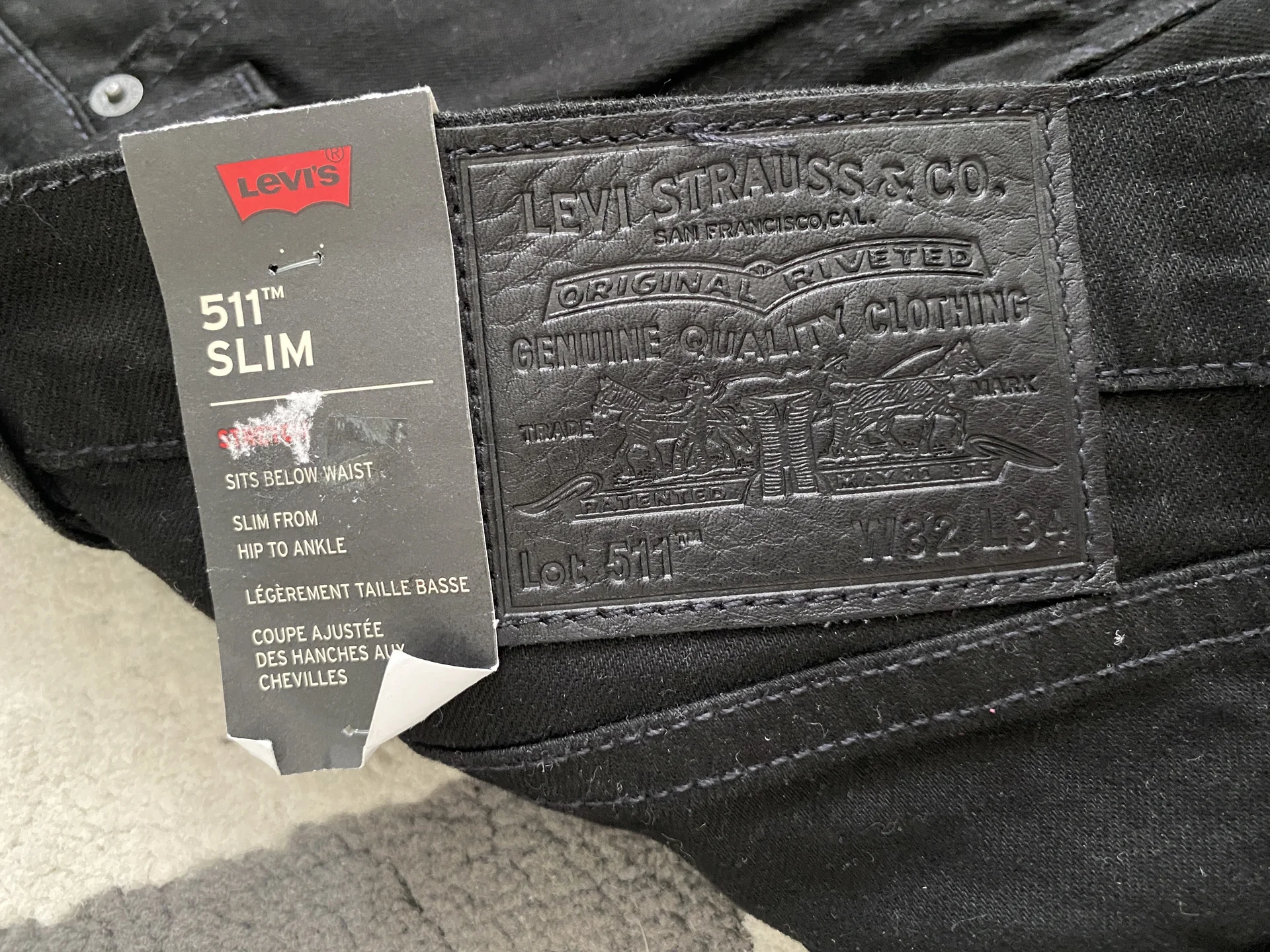 Джинсы мужские Levi`s - миниатюра 6