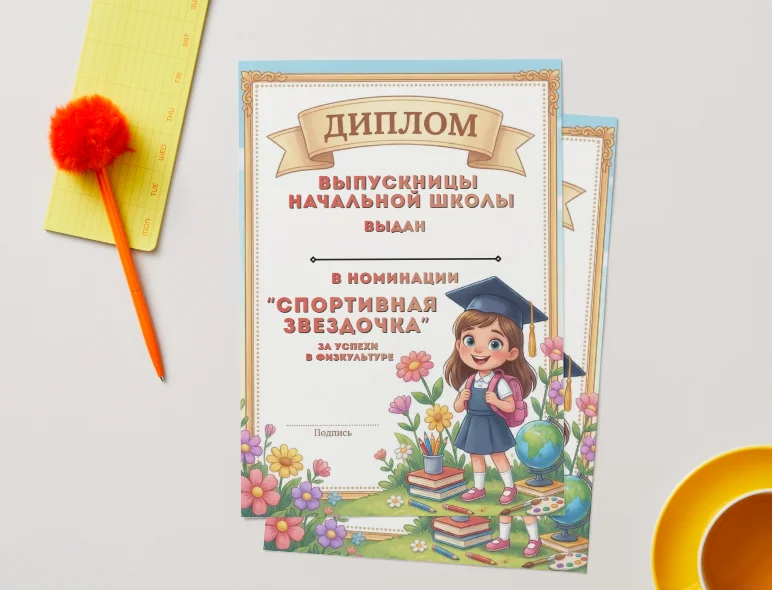 Шаблоны на выпускной в начальной школе - изображение 1