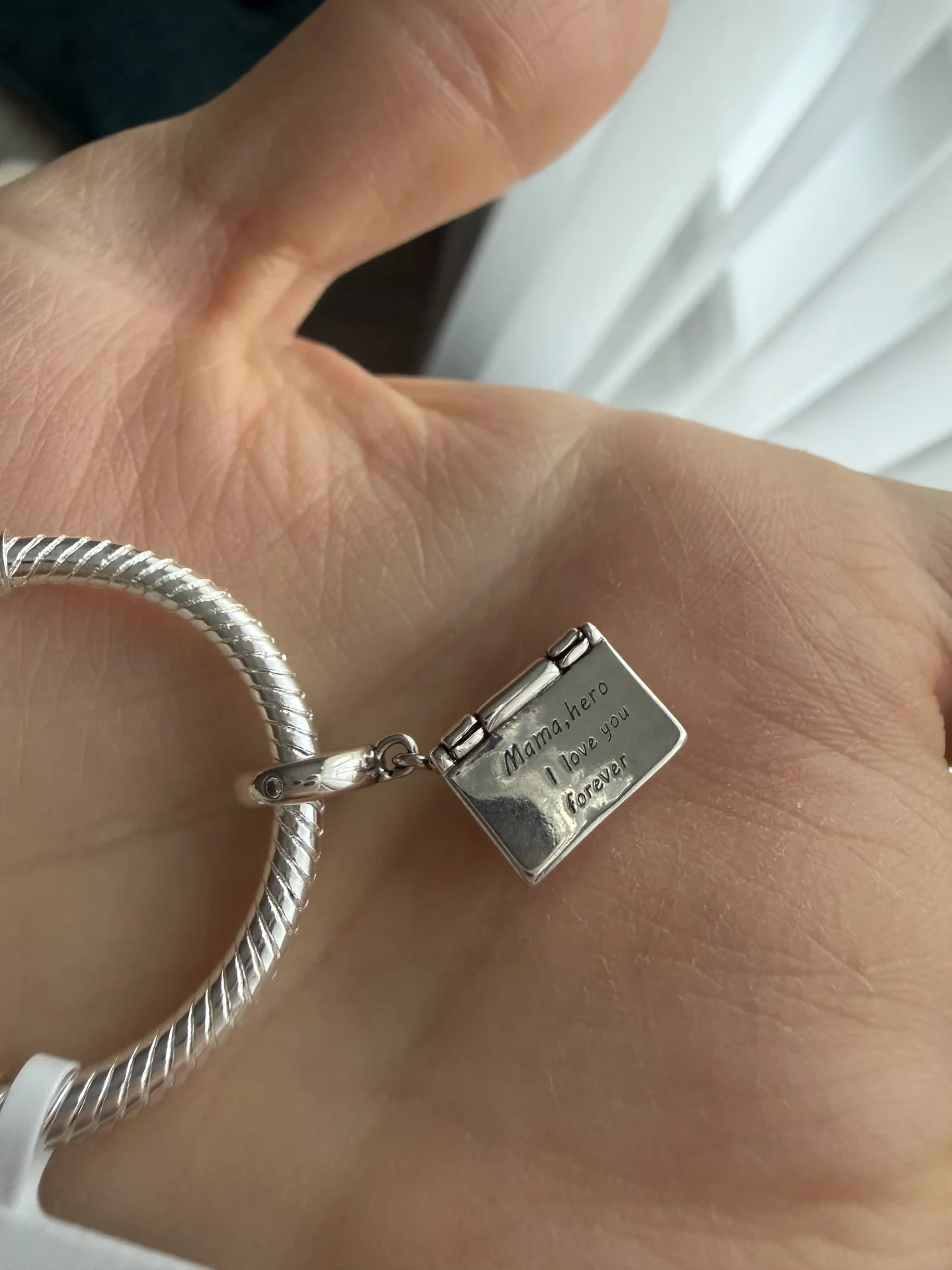 Pandora шарм новый серебро 925 пробы конверт - миниатюра 2