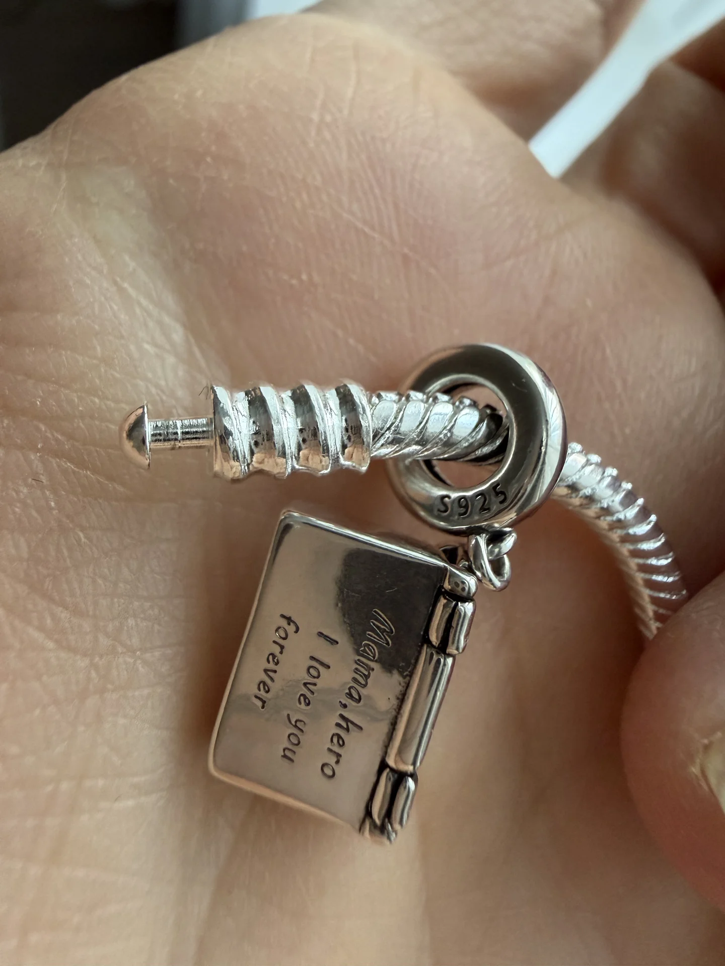 Pandora шарм новый серебро 925 пробы конверт - миниатюра 3
