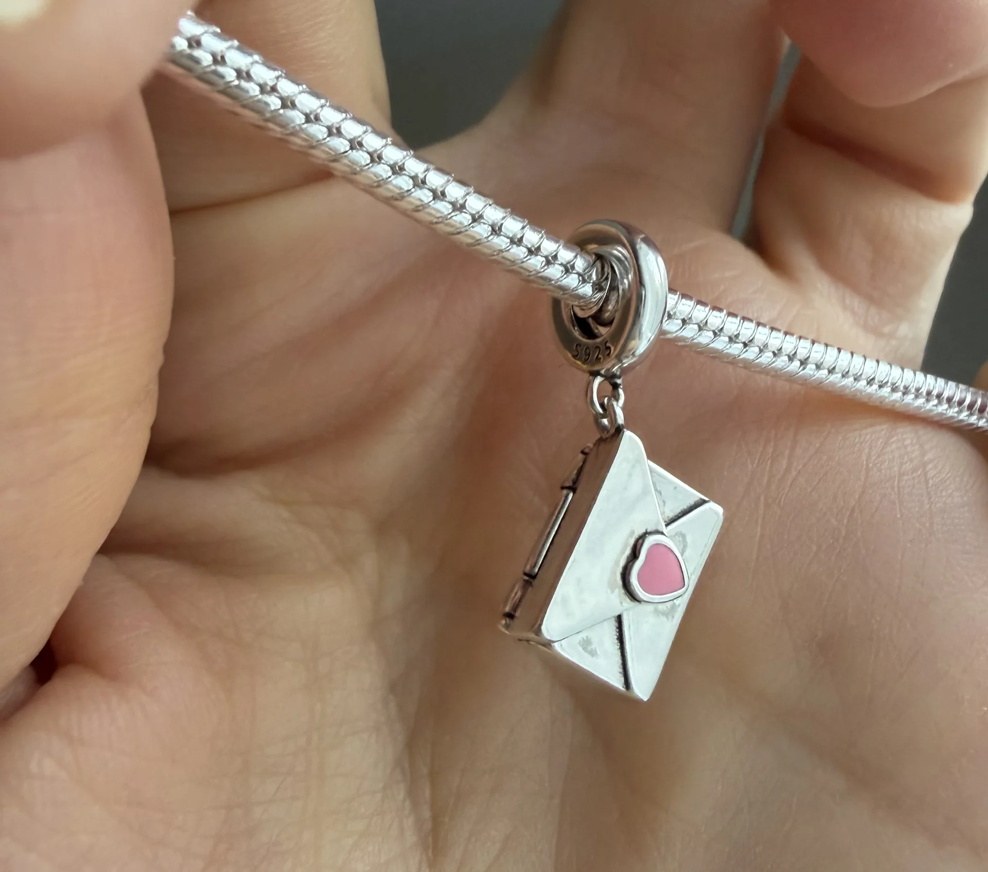 Pandora шарм новый серебро 925 пробы конверт - миниатюра 4