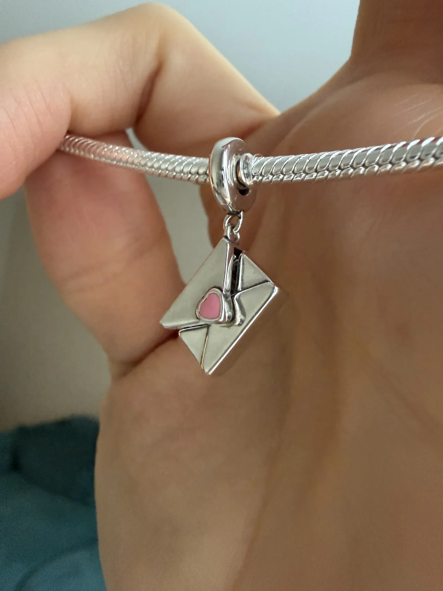 Pandora шарм новый серебро 925 пробы конверт - миниатюра 5