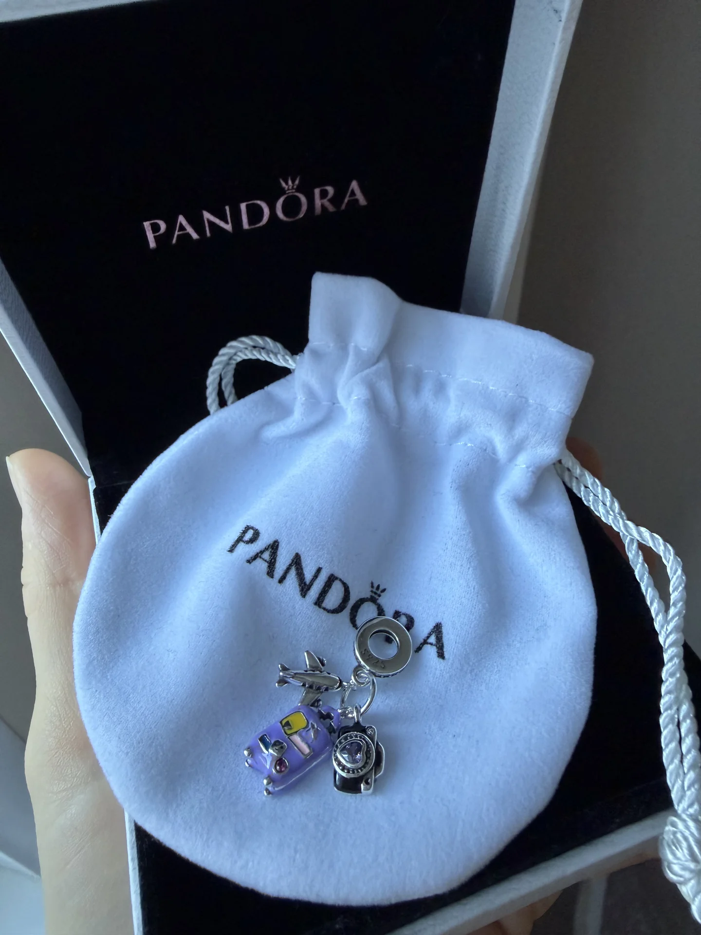 Шарм pandora новый серебро 925 пробы самолет - миниатюра 2
