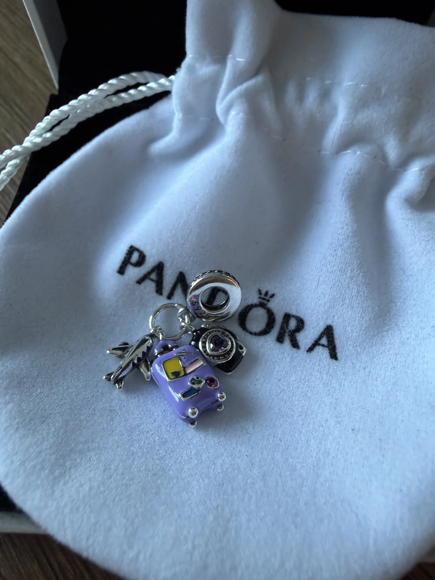 Шарм pandora новый серебро 925 пробы самолет - миниатюра 6