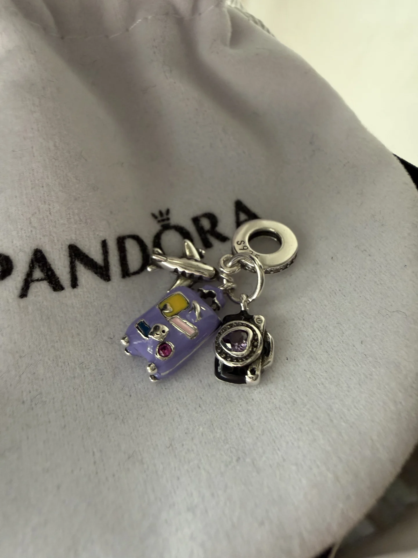Шарм pandora новый серебро 925 пробы самолет - миниатюра 9