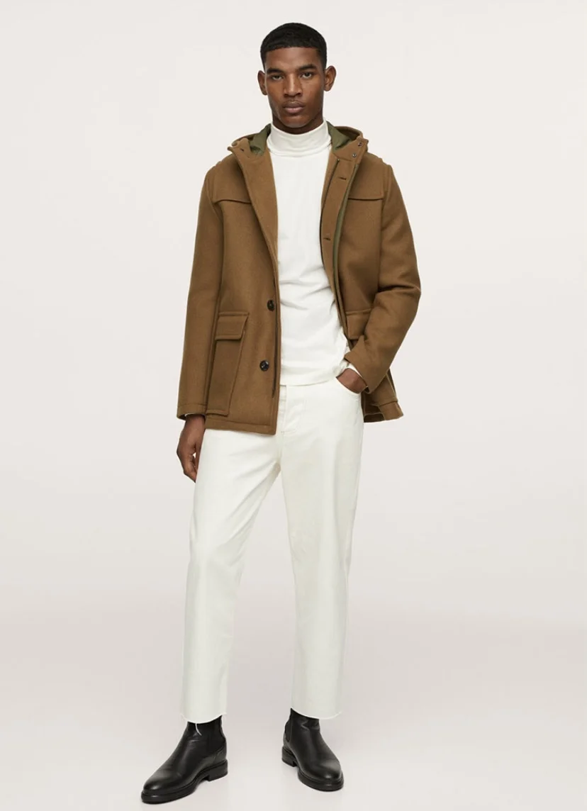 Пальто мужское mango man, xs - миниатюра 2