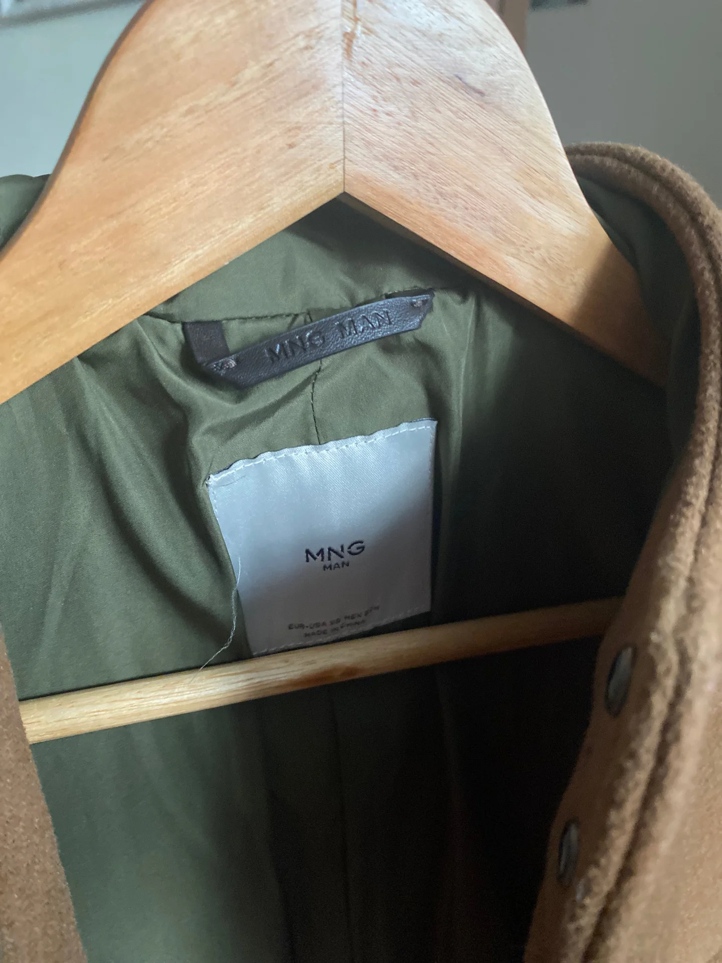 Пальто мужское mango man, xs - миниатюра 9