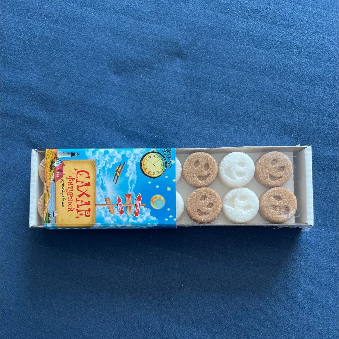 Сахар Тростниковый + Белый Смайлики