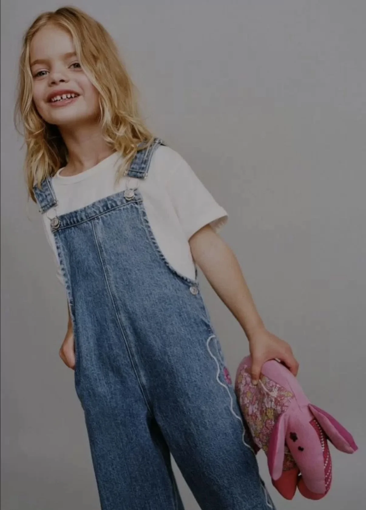 Джинсовый комбинезон Zara 92 - миниатюра 4