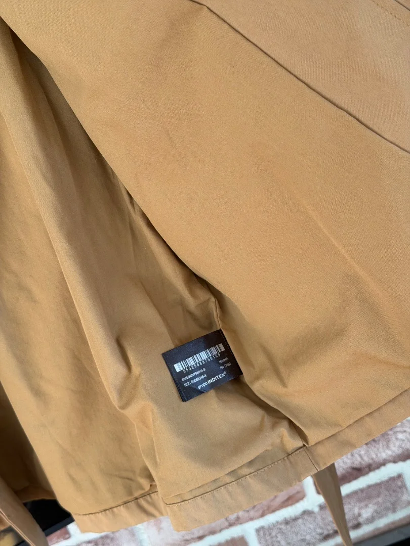 Тренч укороченный Zara S - миниатюра 8