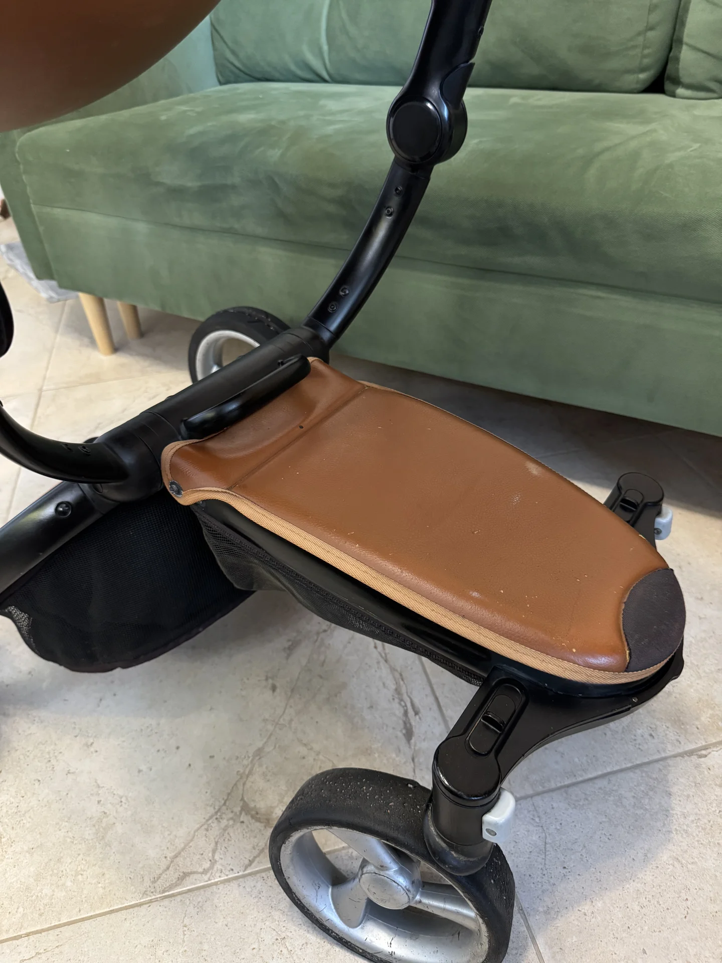 Коляска Mima Xari 3G 2 в 1 Camel + зимний комплект - миниатюра 9