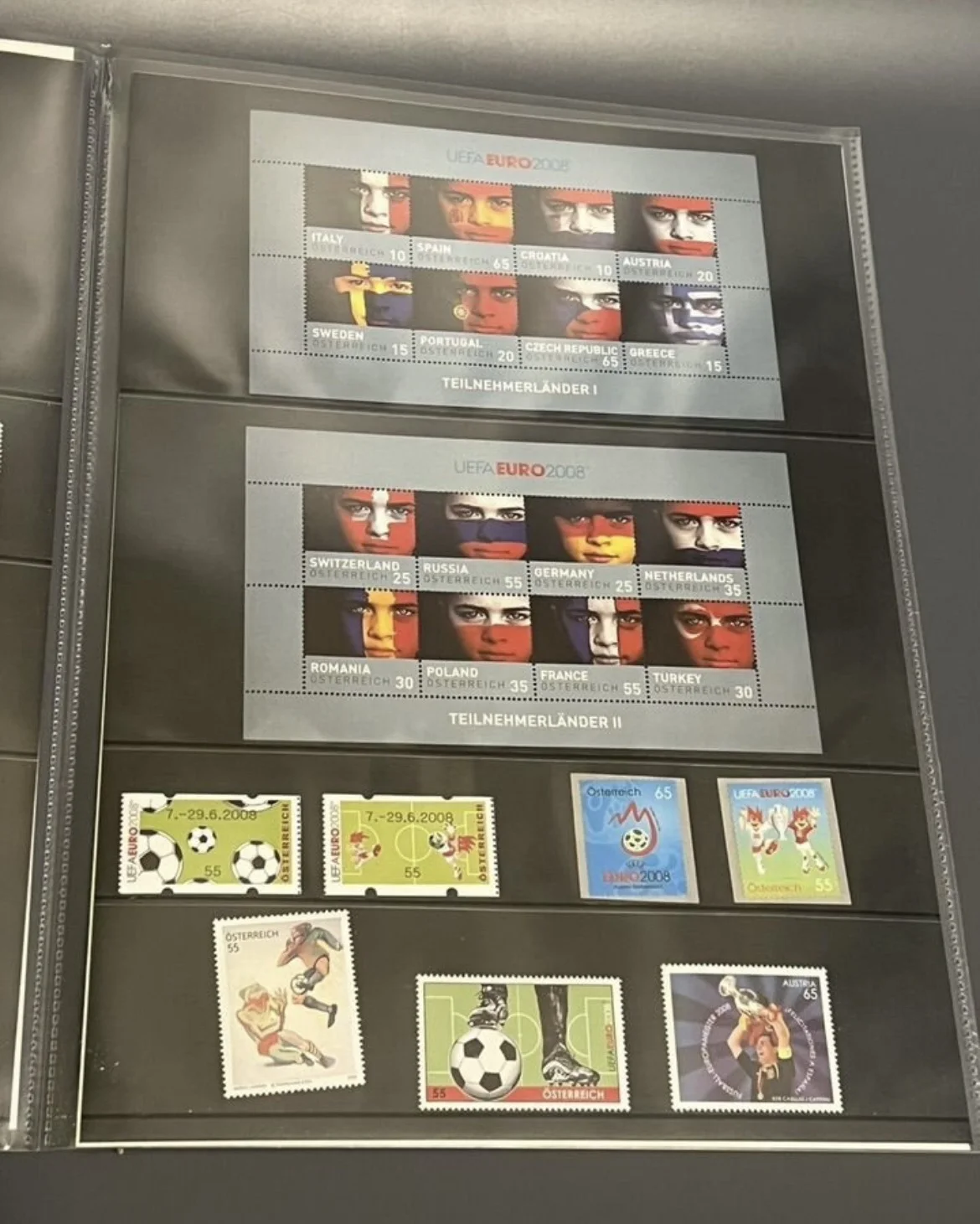 Набор марок UEFA EURO 2008 - миниатюра 4