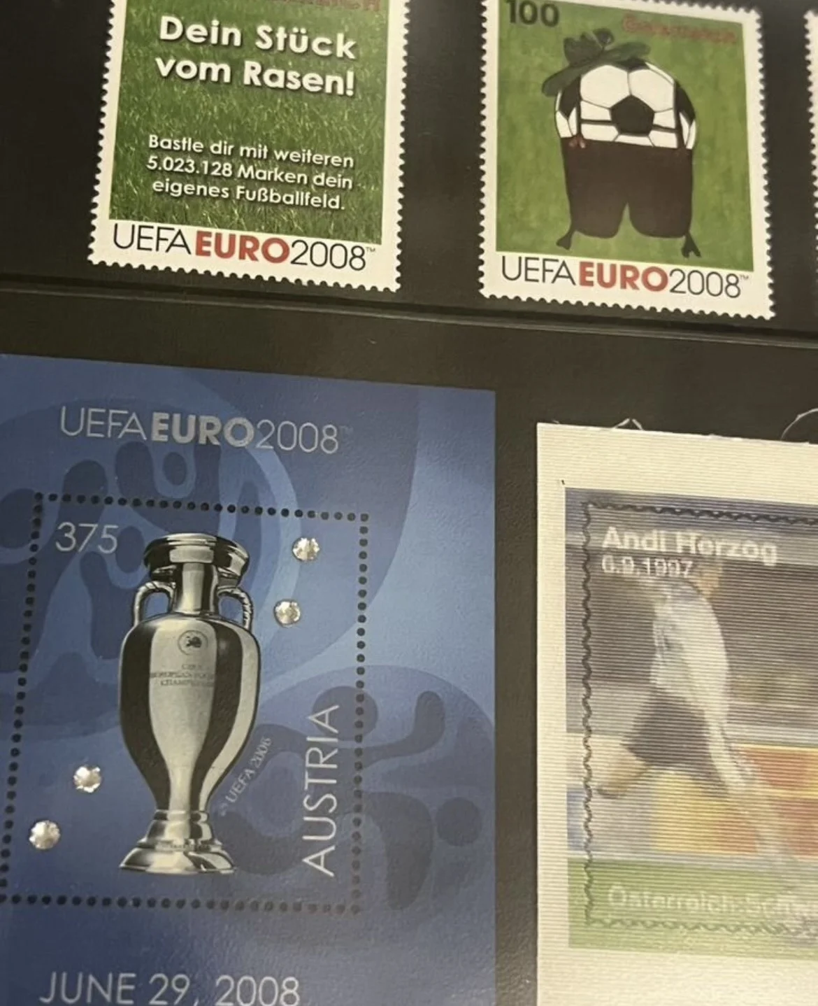 Набор марок UEFA EURO 2008 - миниатюра 6
