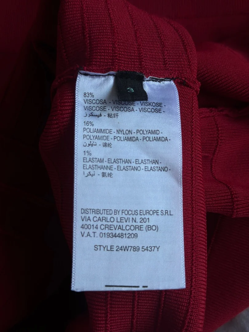 Платье guess женское 44, M бордо красное оригинал - миниатюра 11