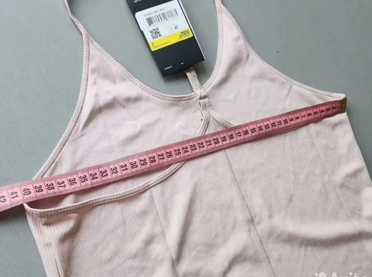 Майка женская Nike training slimfit бег спортзал - миниатюра 7