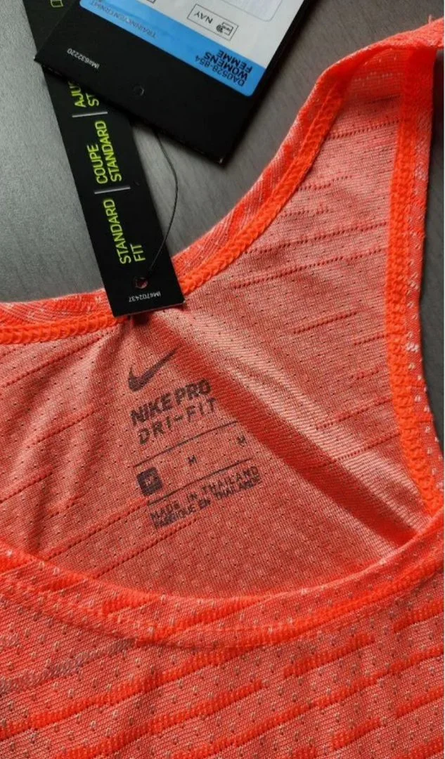 Майка женская для бега и спорта Nike PRO оригинал - миниатюра 4