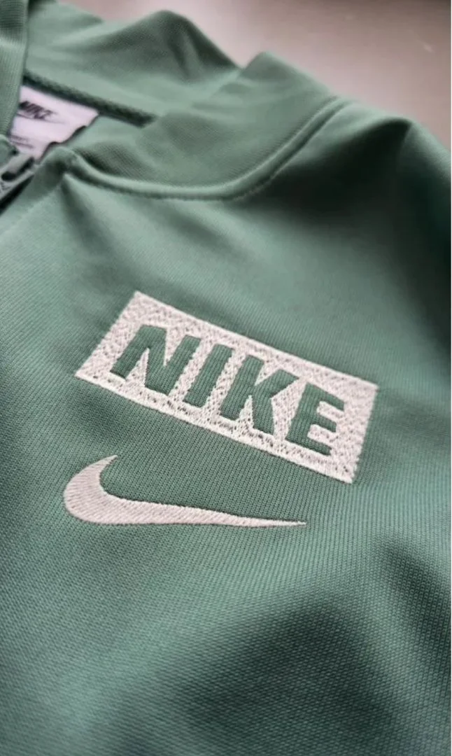 Топовая олимпийка ветровка Nike оригинал М мята - миниатюра 2
