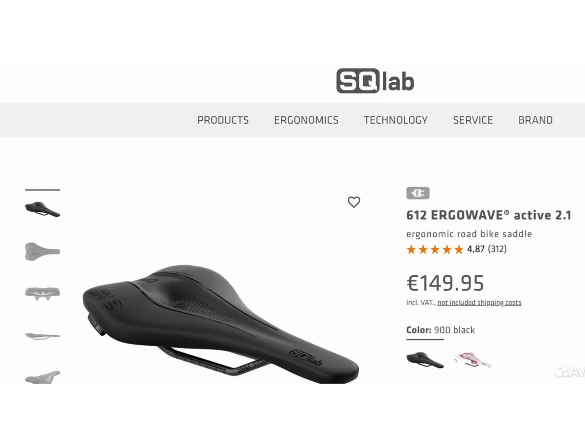 Седло SQLab 612. Ширина 150 - миниатюра 5