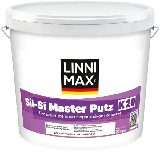 Linnimax Sil-Si Master Putz Силикатно-силиконовая - изображение 1