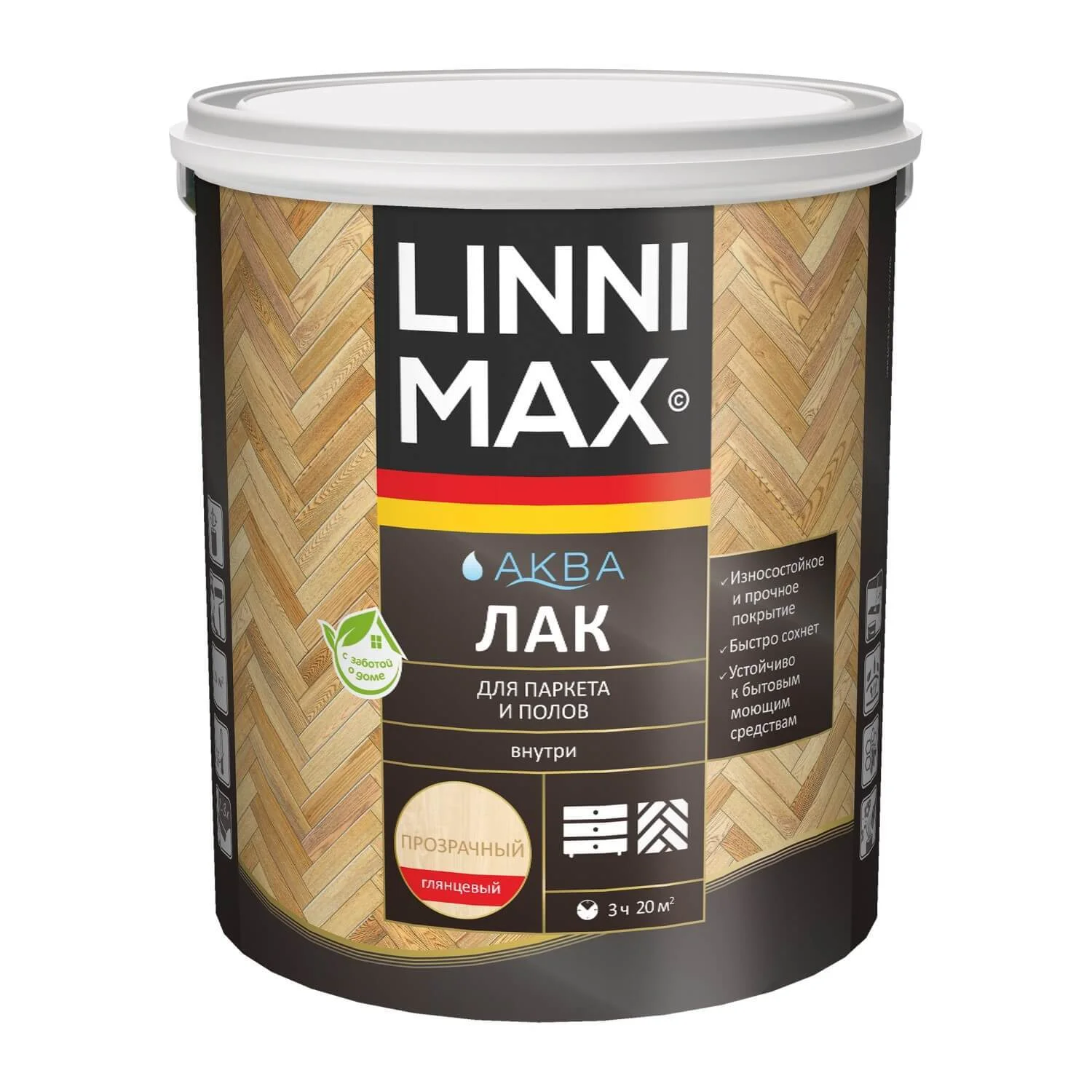 Linnimax Аква Лак для паркета и полов - изображение 1