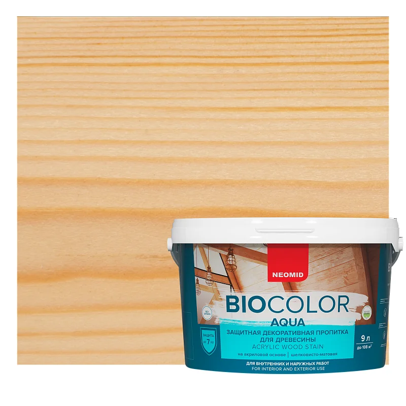 Пропитка по дереву Неомид Bio Color Aqua - миниатюра 2