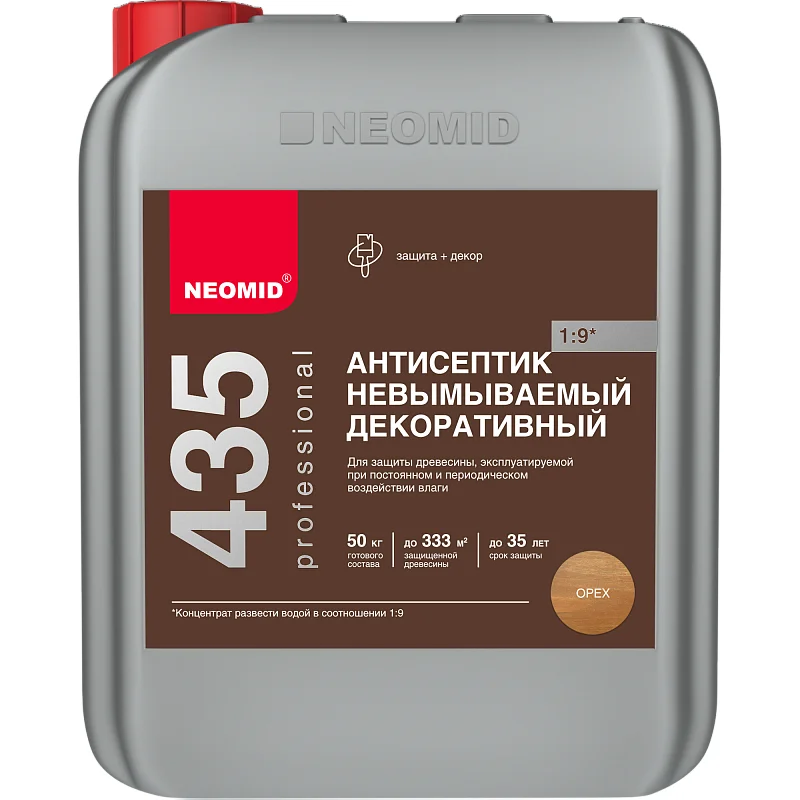 Неомид 435 Антисептик невымываемый орех 5 кг - изображение 1