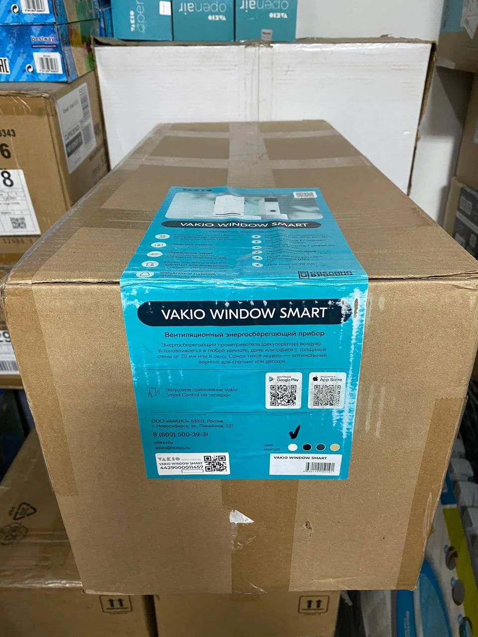 Прибор вентиляционный vakio window SMART - миниатюра 3