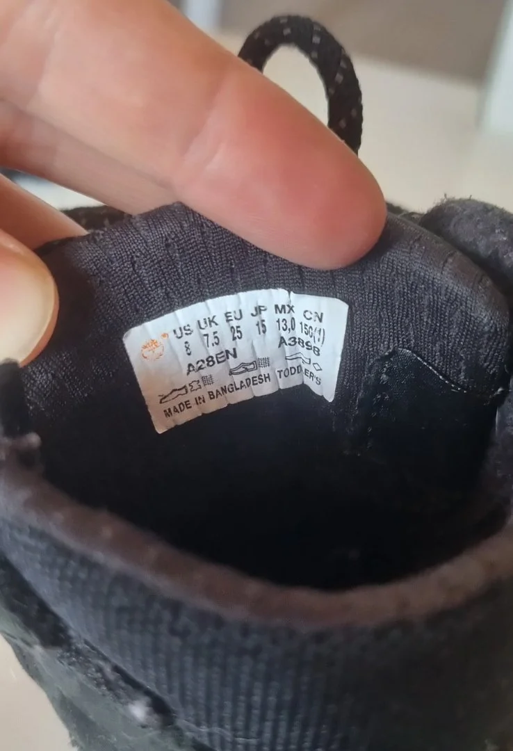 Ботинки демисезонные Timberland 25 размера - миниатюра 3