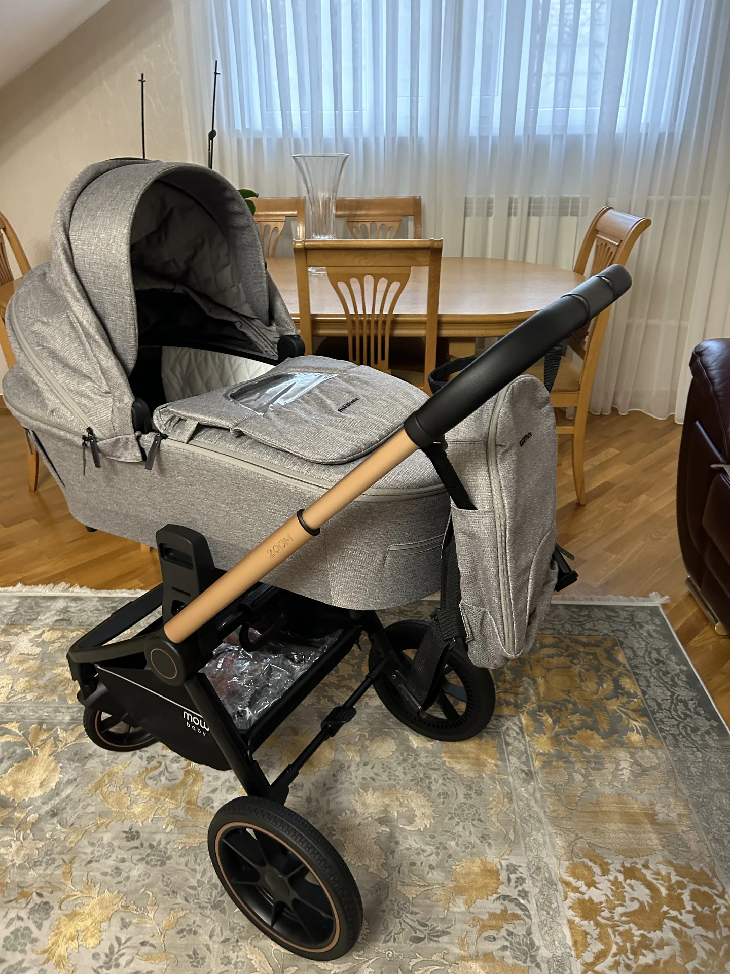 Коляска mow baby zoom 3в1 - миниатюра 2