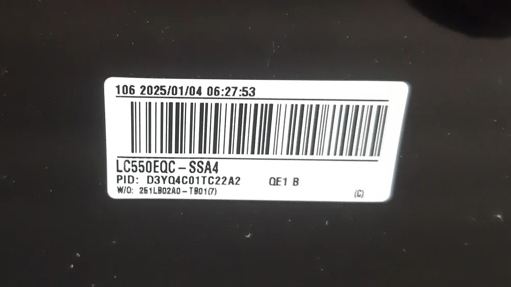 матрица SAMSUNG UE55DU7100U _ LC550EQC (SS)(A4) - CY-BD055HGXVCH - миниатюра 4