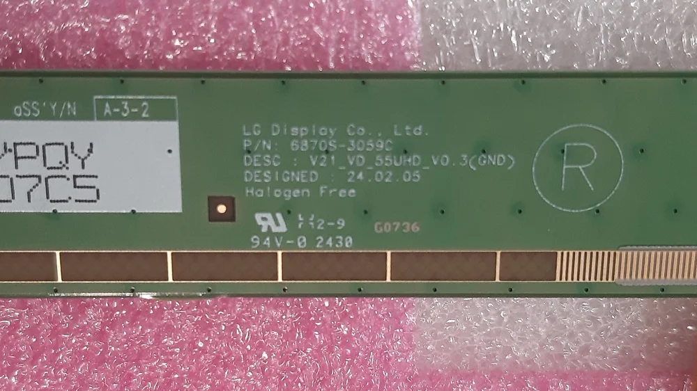 матрица SAMSUNG UE55DU7100U _ LC550EQC (SS)(A4) - CY-BD055HGXVCH - миниатюра 6