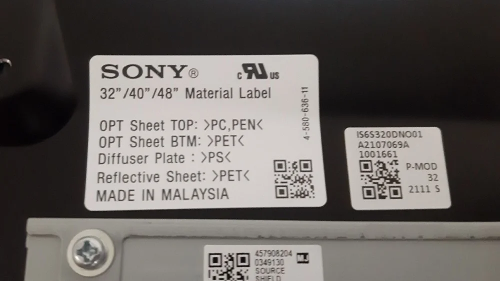 Матрица SONY KDL-32WD603_IS6S320DNO01 - миниатюра 7