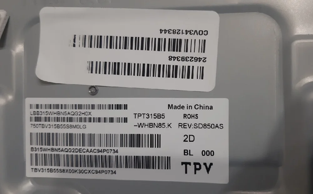 матрица LG 32LK500BPLA _ TPT315B5-WHBN85.K - миниатюра 3