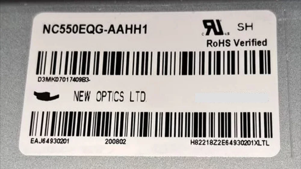 NC550EQG-AAHH1 матрица LG 55SM8200PLA - миниатюра 3