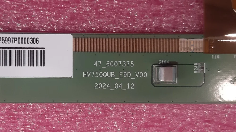 HV750QUB-E9D 4K 144Hz BOE 75 дюймов матрица - миниатюра 6