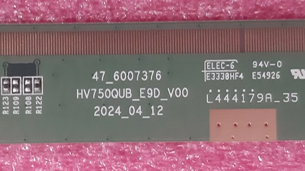HV750QUB-E9D 4K 144Hz BOE 75 дюймов матрица - миниатюра 7